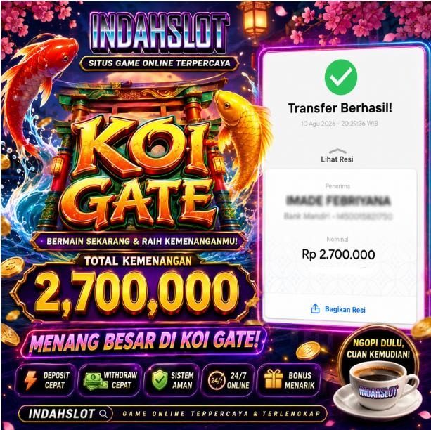 INDAHSLOT HABANERO KOI GATE Rp 2.700.000
