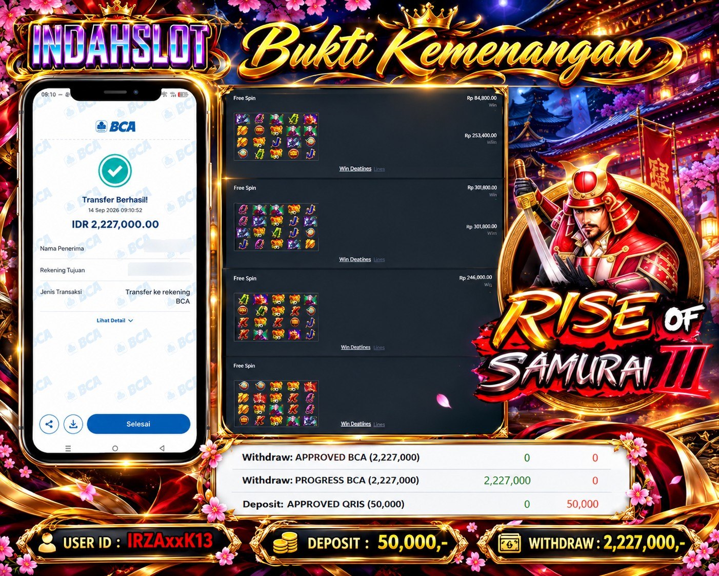 INDAHSLOT PRAGMATIC Rise of Samurai 3
